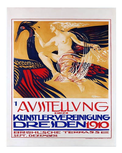 Jugendstil wandkunst vintage - wandkunst,