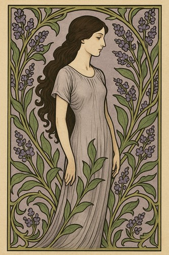 Jugendstil poster ornamental - jugendstil,