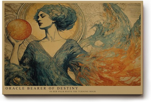 Sinus art wandbild orakel frau - art,