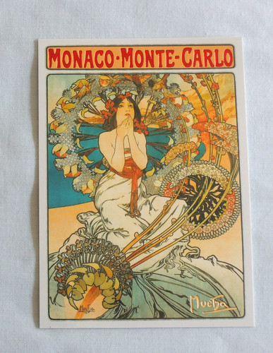 Postkarten alfons mucha - 1x,