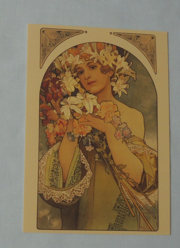 Postkarten alfons mucha - 1x,