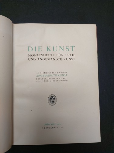 Buch die kunst monatshefte - kunst,