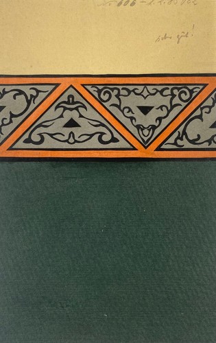 Zeichnung jugendstil entwurf - zeichnung,