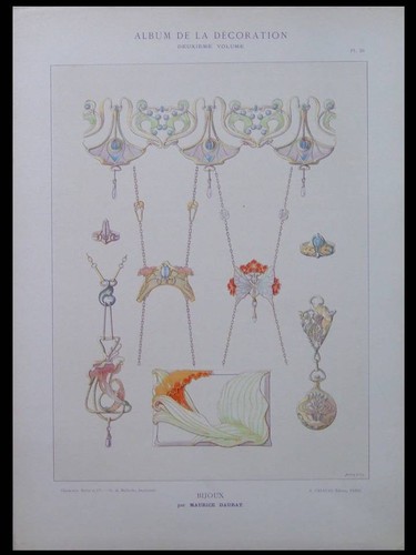 Schmuck jugendstil 1900 - jugendstil,