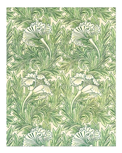 Jugendstil blumen wandkunst - blumen,