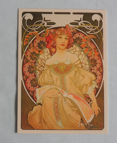 Postkarten alfons mucha - alfons,