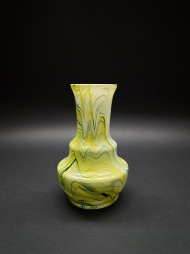 Antike glasvase jugendstil art - glasvase,