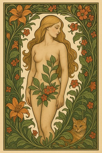 Jugendstil poster ornamental - poster,