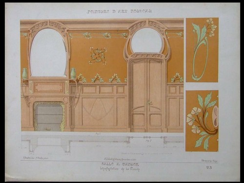 Esszimmer art nouveau 1900 - esszimmer,,