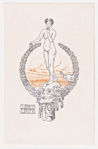 Exlibris elisabeth walter akt - exlibris,