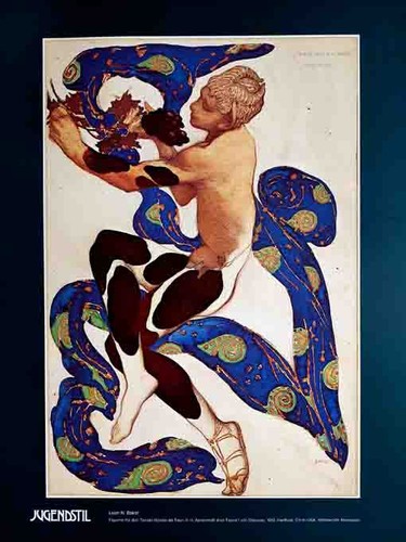 Jugendstil kunstblatt leon - jugendstil-kunstblatt, n