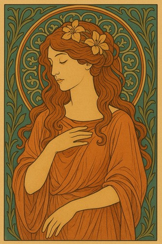 Jugendstil poster ornamental - jugendstil,