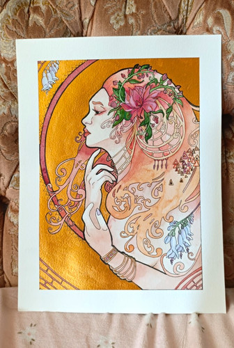 Jugendstil art noveau - art, gemälde