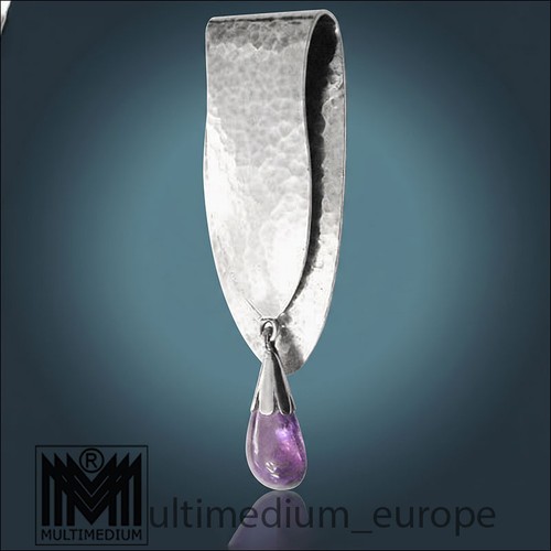 Jugendstil clip silber - jugendstil,