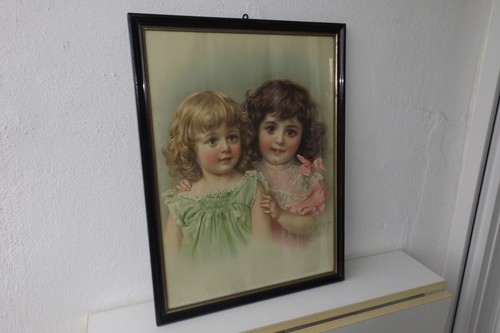 Bilderrahmen mädchenmotiv - bilderrahmen,