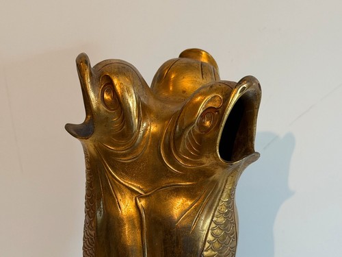 Jugendstil zinnvase osiris - jugendstil,