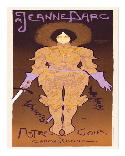 Jugendstil jeanne arc - jeanne, d’arc