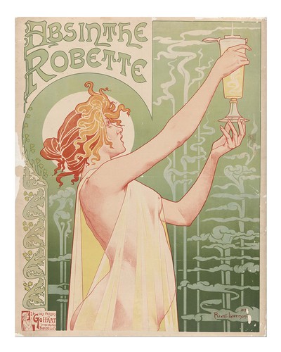 Jugendstil absinth robette - jugendstil,