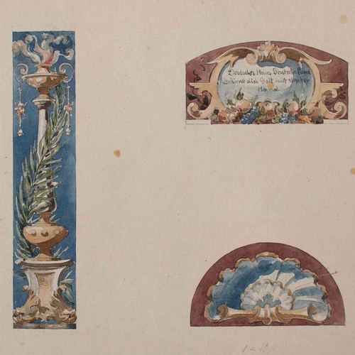 Jugendstil entwurf ornament - entwurf,