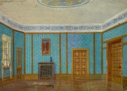 Aquarell jugendstil - aquarell,