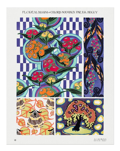 Lebendige jugendstil wandkunst - lebendige, jugendstil-wandkunst