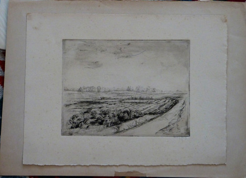 Radierung von adolf schinnerer - adolf,
