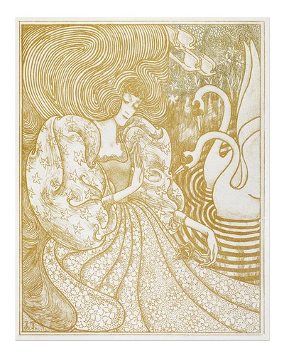 Jugendstil wandkunst elegante - jugendstil,