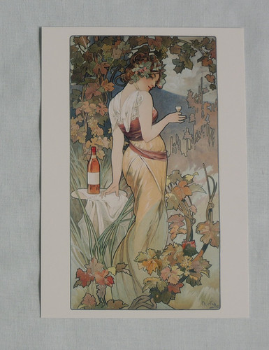 Postkarten alfons mucha - postkarten,