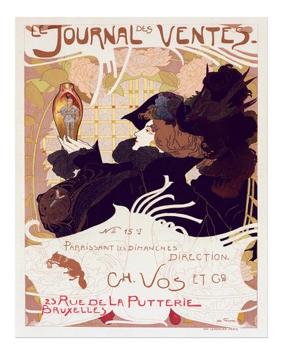 Jugendstil wandkunst vintage - jugendstil,
