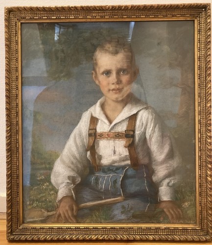 Großes gemälde pastell auf - großes,