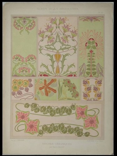 Jugendstil ornamente 1901 - jugendstil,