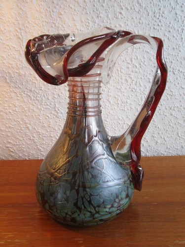 Vase krug glas jugendstil - vase,